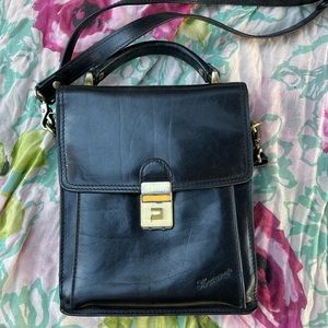 Vintage Katana leather cross body